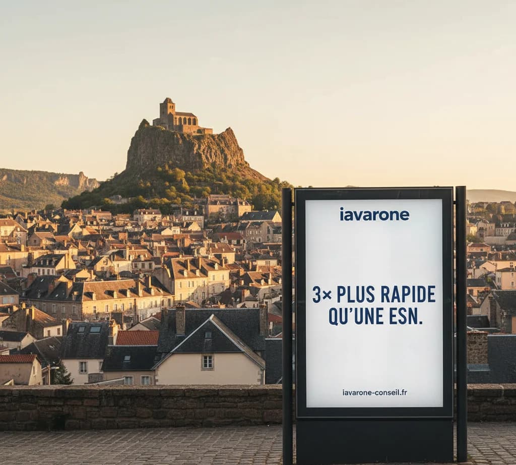 Le Puy-en-Velay, Haute-Loire : vue panoramique
